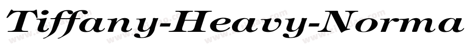 Tiffany-Heavy-Normal Ex字体转换